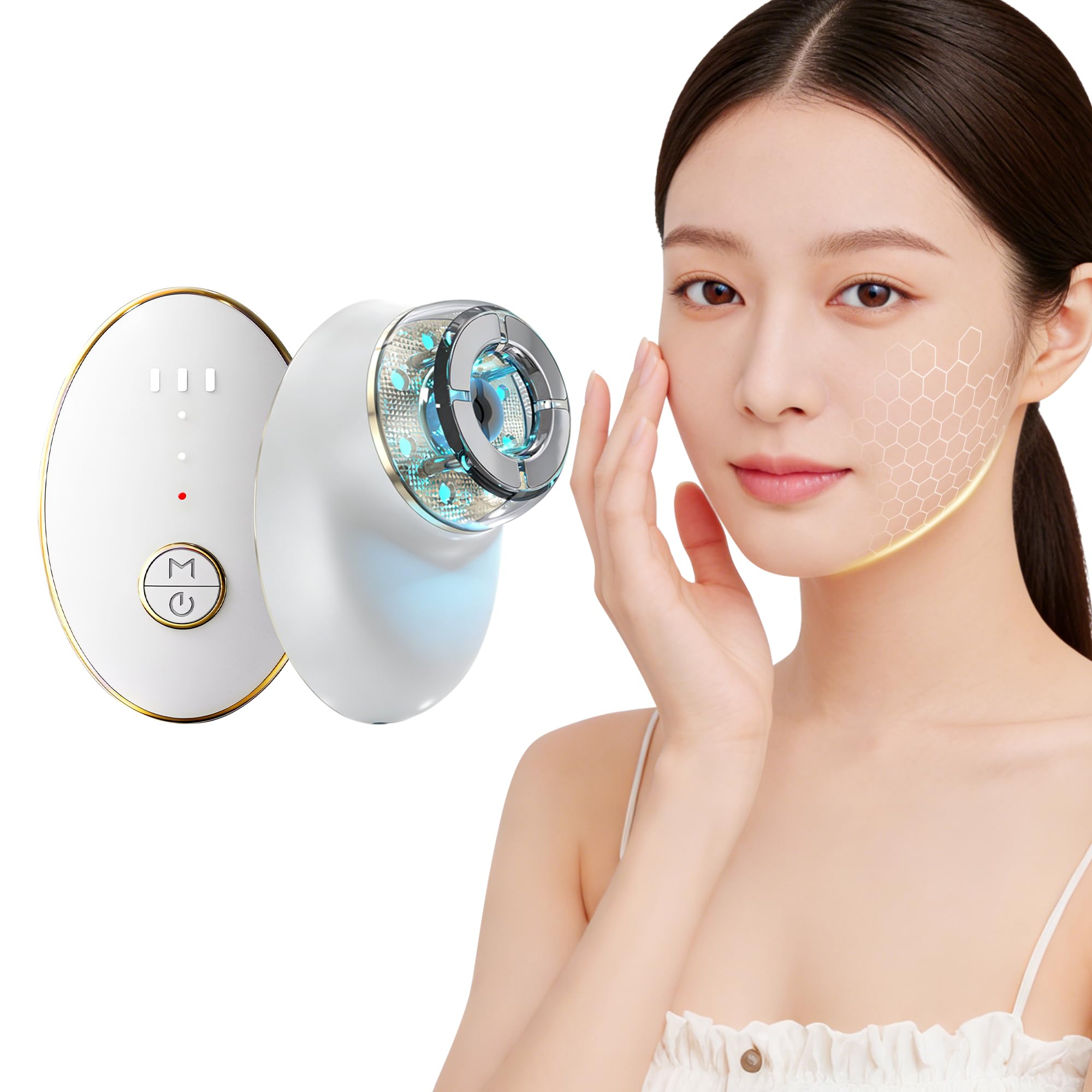美顔器 EMS 顔 美顔器 多機能美顔器 リフトケア 冷却機能 4色LED 美顔器 EMS 毛穴洗浄×リフトケア 温感 振動 4色LED 多機能美顔器